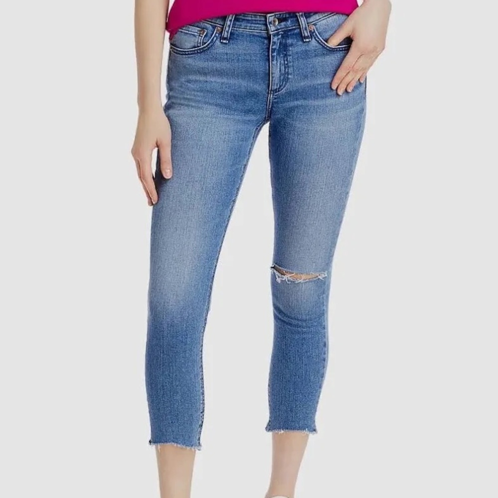 Rag and Bone Cate Mid-Rise Ankle Skinny Jeans